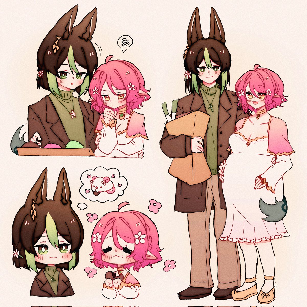 Shiyoyumeacc's tweet image. 🌱🌸 ー Running Errands 

• ───── ✾ ───── •

#NariShiyo 🌱🌸 #yumetwt #genshinyume #Tighnariyume #Tighnarixoc