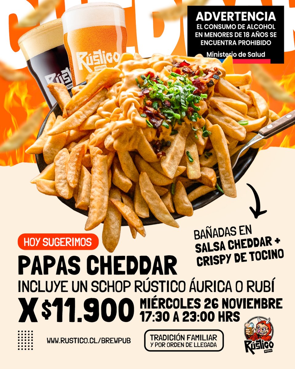 RusticoBrewPub's tweet image. ¿Qué esperas para dejar que el queso fundido y la masa crujiente te roben el corazón? 🧀❤️ Disfruta la Pizza Rústica en El Rústico, donde la calidad nunca falla 🙌 ¡Te va a encantar! 🤩