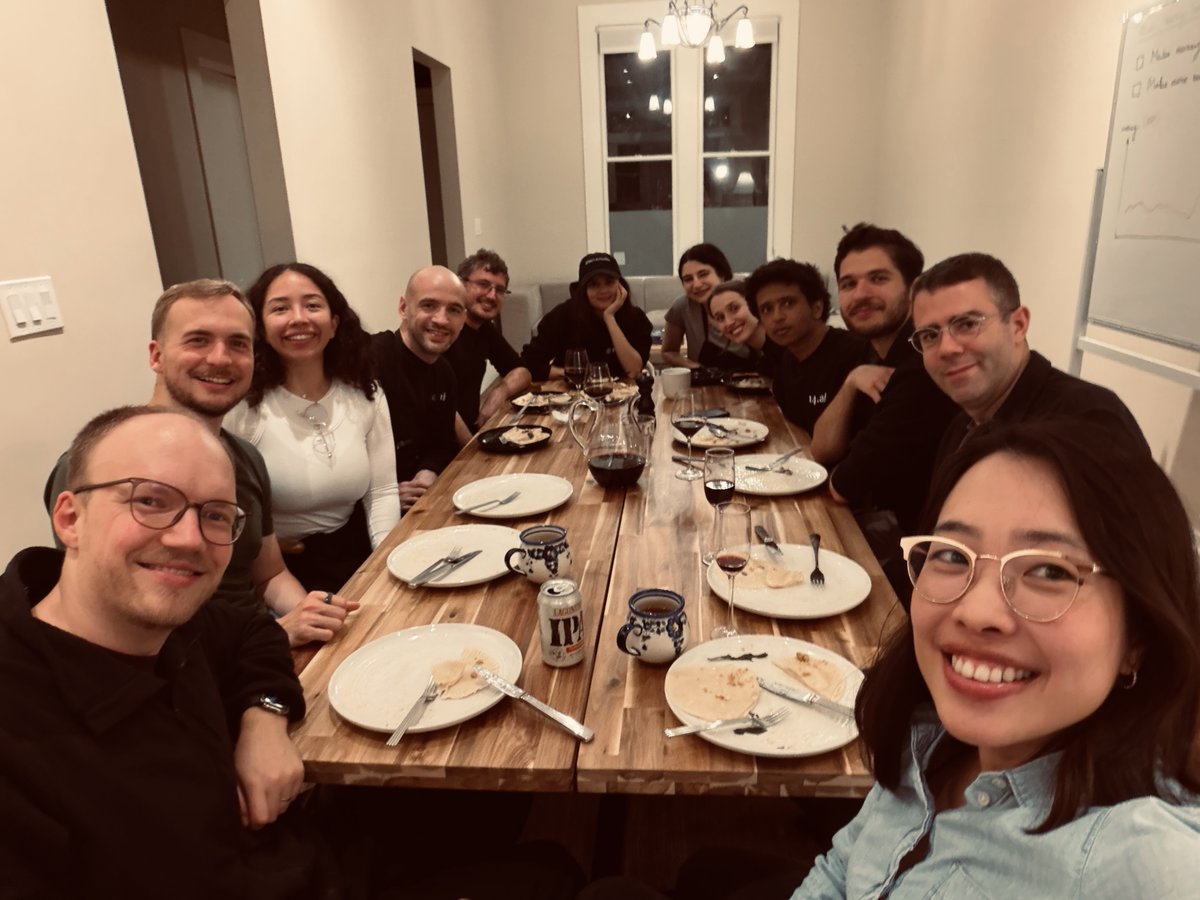 Tomorrow is Thanksgiving, so today felt like the right time to say thank you.

Only in SF would a random night dinner turn into a deep dive on functional programming while eating ravioli .

This is what we're most grateful for! The community that's formed around what we're