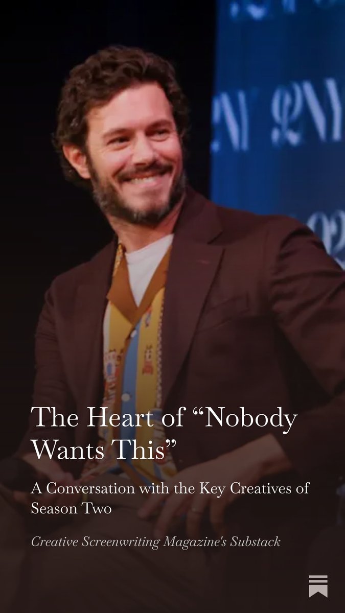 CreativeScreen's tweet image. Can't wait for season 3.

#NobodyWantsThis @Netflix 

open.substack.com/pub/creativesc…