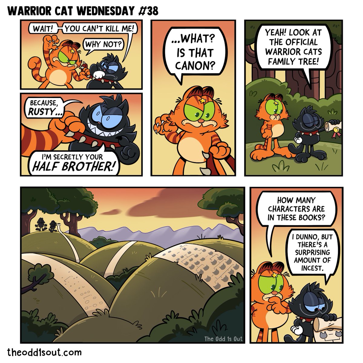 Wow this family tree sure is tangled...Happy Warrior Cat Wednesday!