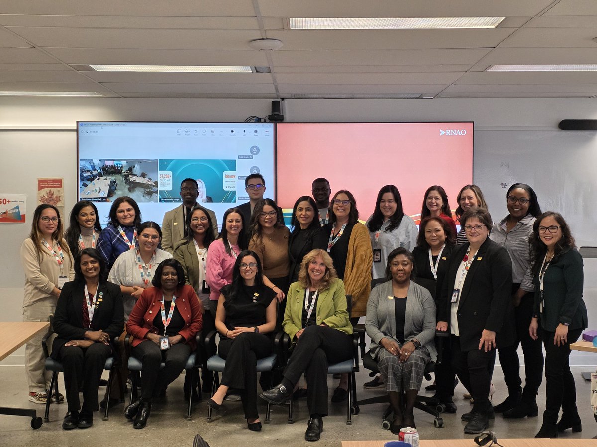 What an unforgettable two days with the RNAO family! 🎉 So proud and grateful for our amazing LTC team—the energy, passion, and collaboration with the CP team were absolutely remarkable! 💙#NursingExcellence #LTCExcellence 
<a href="/DorisGrinspun/">Dr. Doris Grinspun 🇨🇦 RN, PhD, FAAN, O.ONT</a> <a href="/Julia__Fine/">Julia</a> <a href="/RNAO/">RNAO</a> <a href="/slesween1/">Suzanne Sweeney</a> <a href="/SusanRnao/">Susan_RNAO</a>