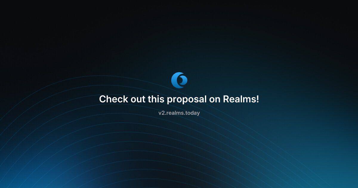 privateLP's tweet image. 🏛️Governance Proposal — Live for Vote

Authorize an undisclosed token allocation from the DarkDAO treasury for Dark Points Season, converting Dark Points into $DARK to reward shielded usage.

v2.realms.today/dao/EJ5vp5ivz4…