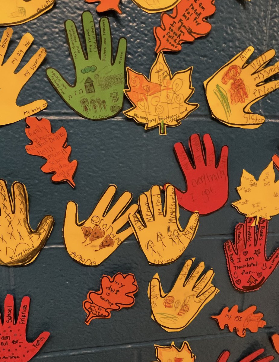 Network10CPS's tweet image. As Grimes students and staff reflected on the Thanksgiving season, they shared the many reasons they feel grateful. Their messages have brought the Grimes Gratitude Trees to life! @ChiPubSchools