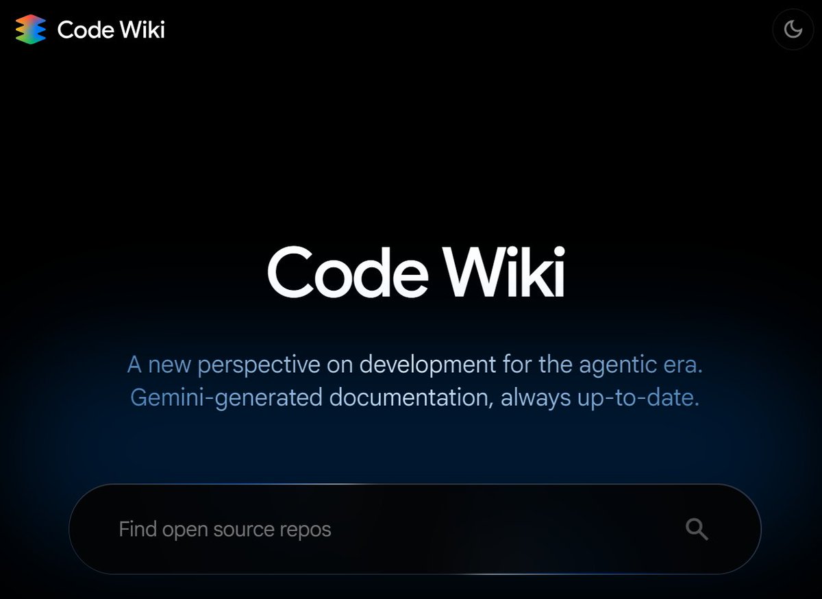 afyonluoglu's tweet image. 🎉#Gogole intoduces #CodeWiki: A new way to understand code!

✅#Clean, #wellDocumented, periodically #updated (always #uptodate) documentation by #Gemini
✅Autoımatically-created #diagrams
✅All related documents and pages are #autoConnected
✅Ask specific questions about…