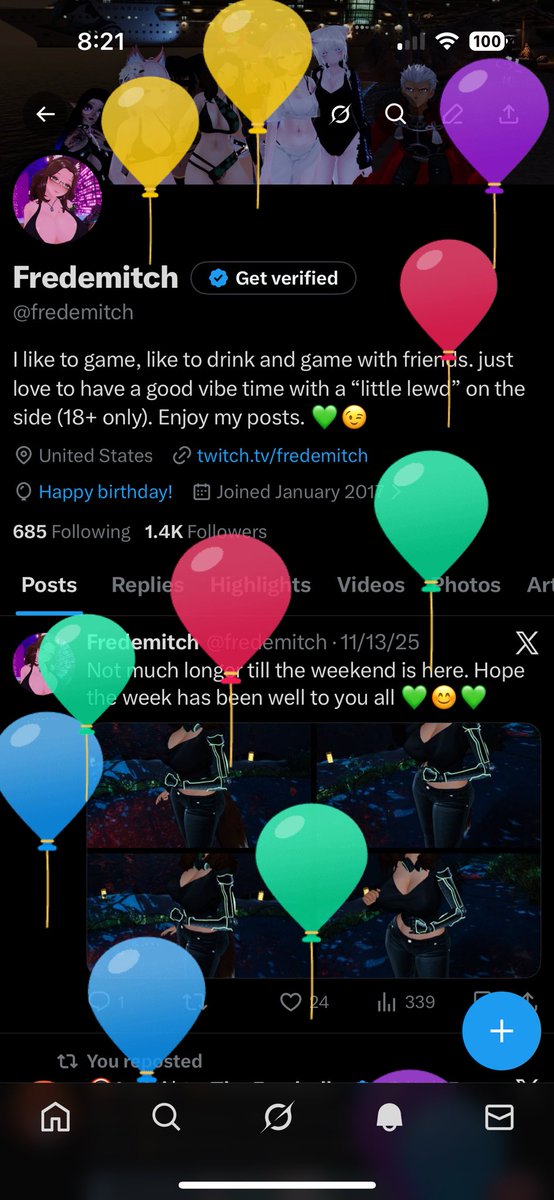 fredemitch's tweet image. It be that time of the year where I’m just a little older in this world. Hope you all are doing well and have a happy Thanksgiving the following day 💚😊💚