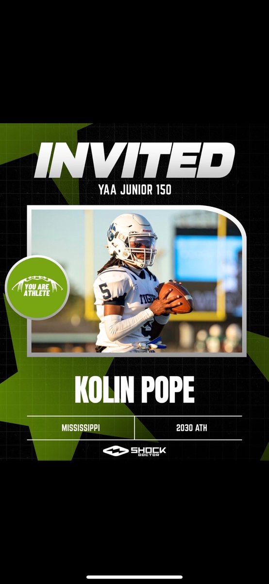 Kolinpope5_'s tweet photo. Beyond Thankful to be able to attend the @youareathlete camp🫶🏾 #Agtg❤️ https://t.co/SCKl5cK5GP