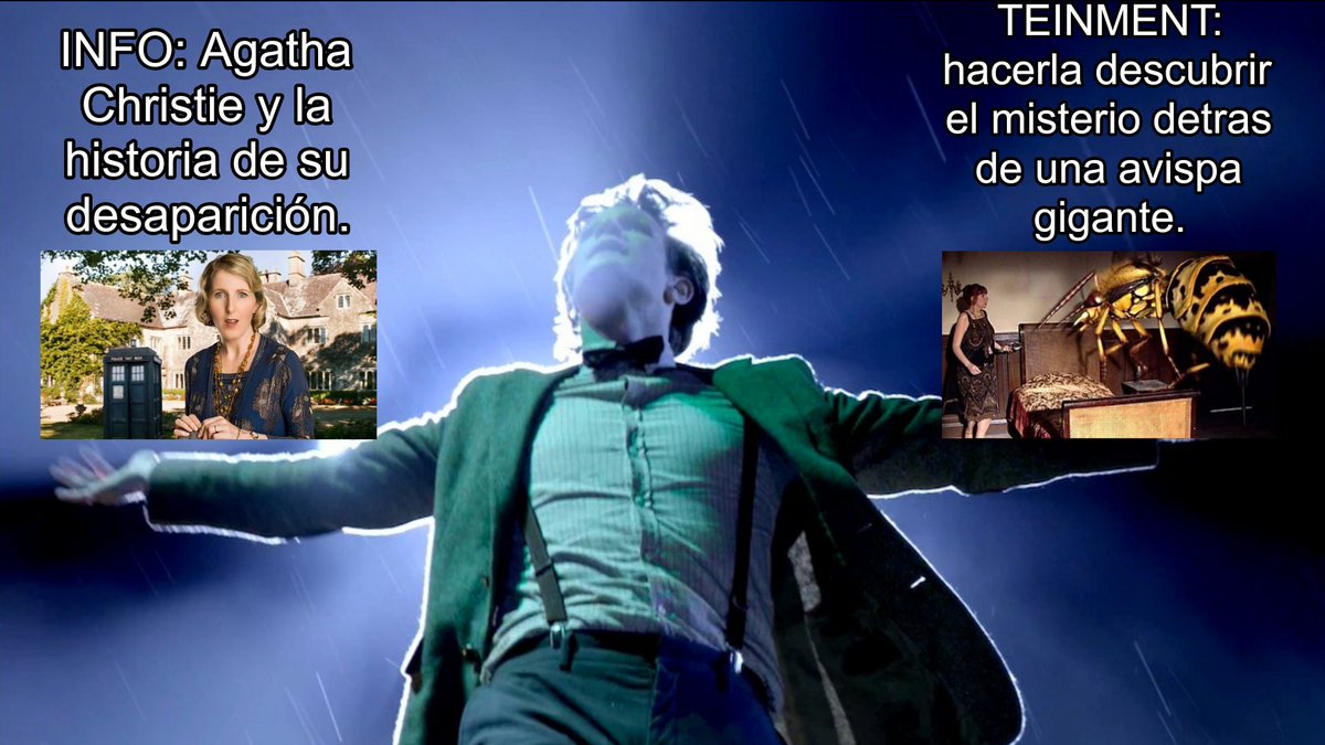HAGOVtorwho's tweet photo. Doctor Who no sólo es la serie más hagovera, tambien es la serie con mas infoteinment.

Info: personajes y eventos históricos, rigurosidad cientifica.

Teinment: dinosaurios en naves espaciales, baldosas peteras, tanques y guitarras eléctricas en el medioevo. https://t.co/HlynqhDfM9