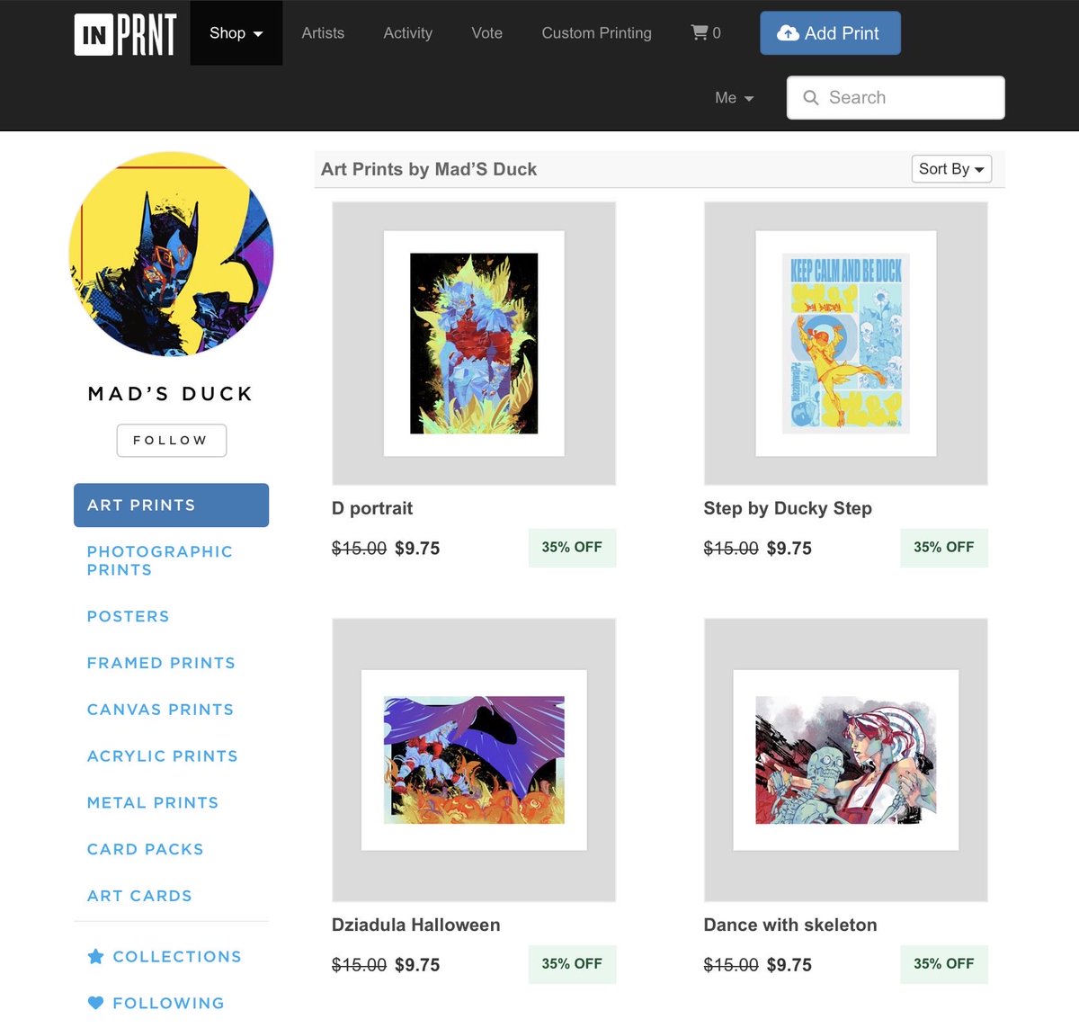 Okay. I did it.
I think it will be until December 1st. Link in bio because X.

I hope I’ll be more productive in drawing original art😩