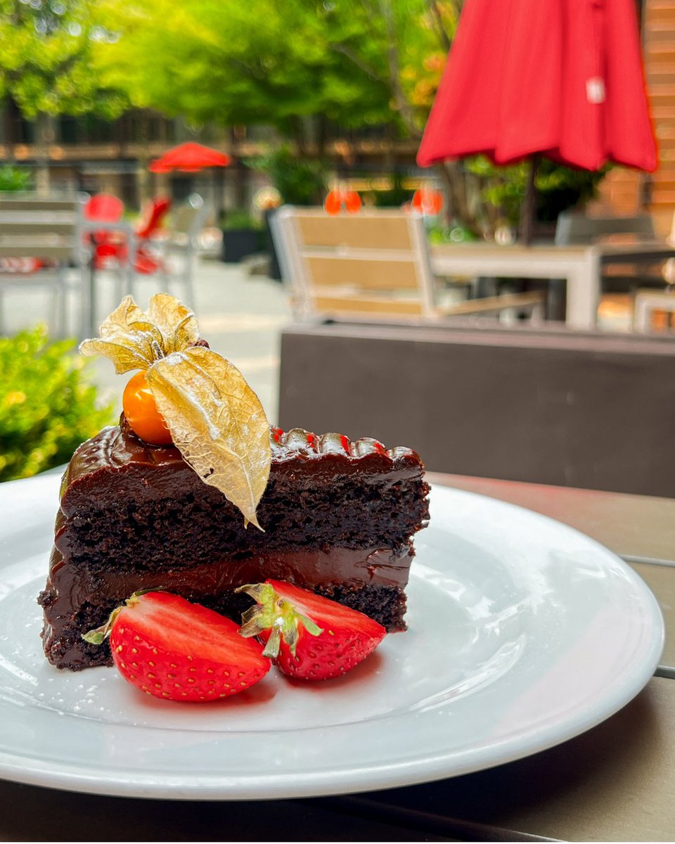 Double the chocolate, double the joy. Celebrate #NationalCakeDay with @HaroldsYVR's rich, velvety Double Chocolate Cake. 🍫

#YVReats #RichmondMoments