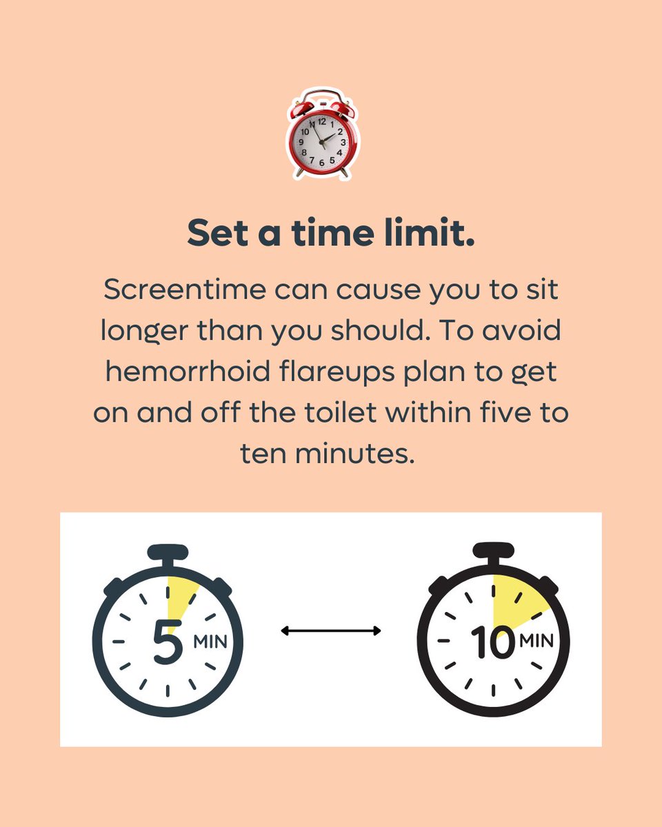 Before you settle in for a scroll, here’s what you should know about how phone time on the toilet can impact hemorrhoids.🚽🤯
