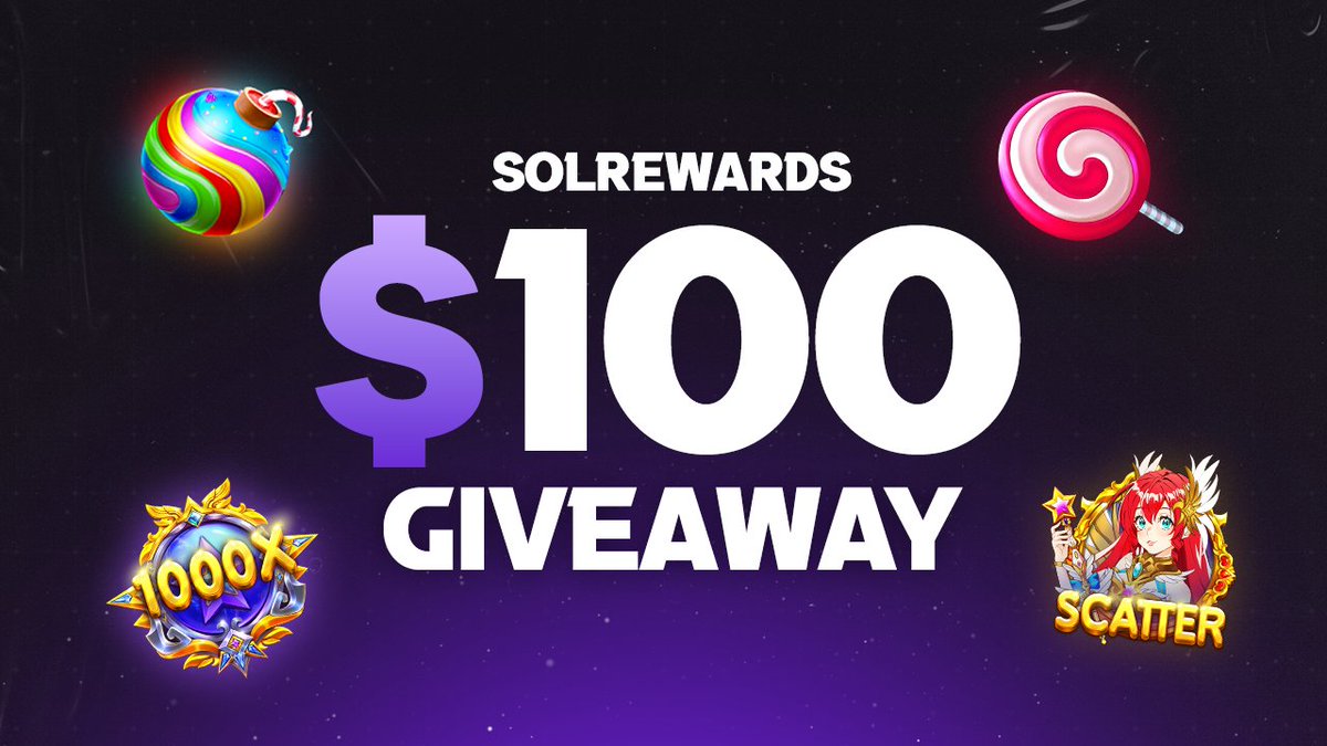 Solrewardslol's tweet image. $100 Giveaway

‣ Follow me &amp;amp; @SolanaRollers 
‣ Like &amp;amp; RT
‣ Tag a friend

24 Hours