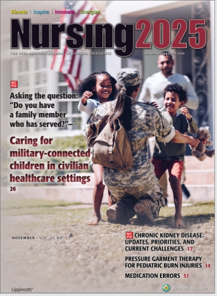 NursingJournal_'s tweet image. 🚨 🔔 NEW issue alert! Learn about pediatric burn injuries,  decreasing central line–associated bloodstream infections, and more. 

📚 Includes opportunities for CE credits! Read the full issue here: 🔗 ow.ly/Ozpc50XsWpu #nursing #healthcare #continuingeducation