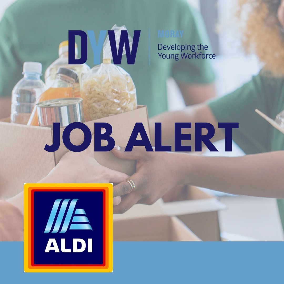 DYWMoray's tweet image. 🛒JOB OPPORTUNITY🛒

Aldi are looking for a store assistant to join their team in Elgin! 

For more information 👉 dywmoray.co.uk/jobs/