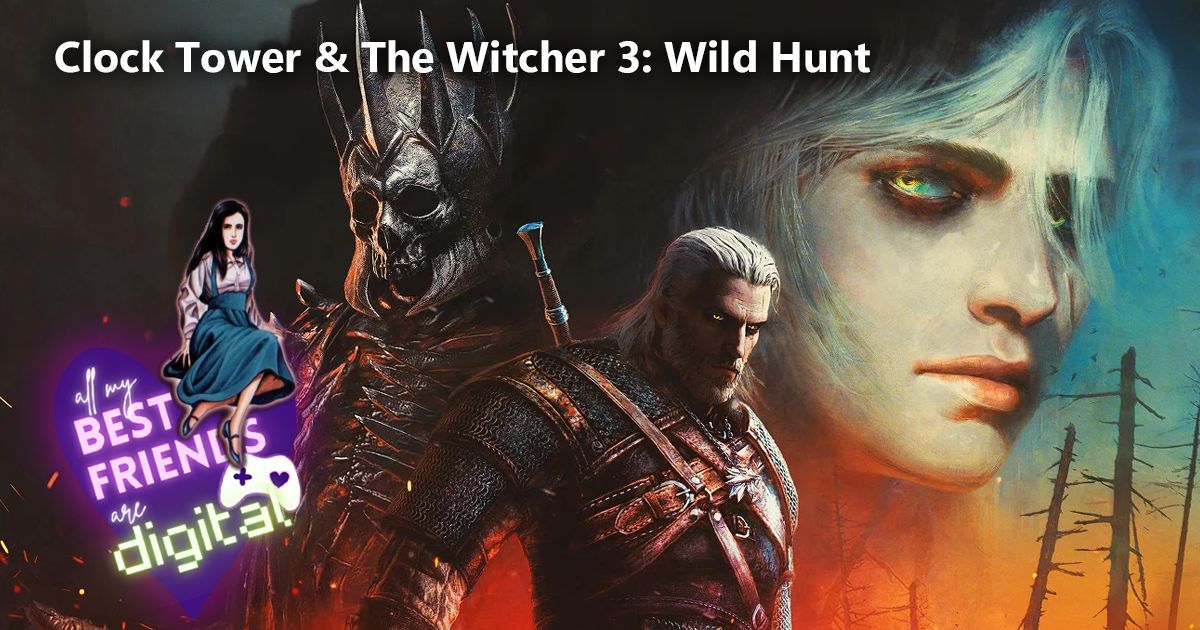 AMBFAD's tweet image. Another horror game, namely Clock Tower, for someone who claims not to like horror games, namely Caitlin. Then, Mark finally tries the cultural juggernaut that is The Witcher 3. buff.ly/qTJwRch