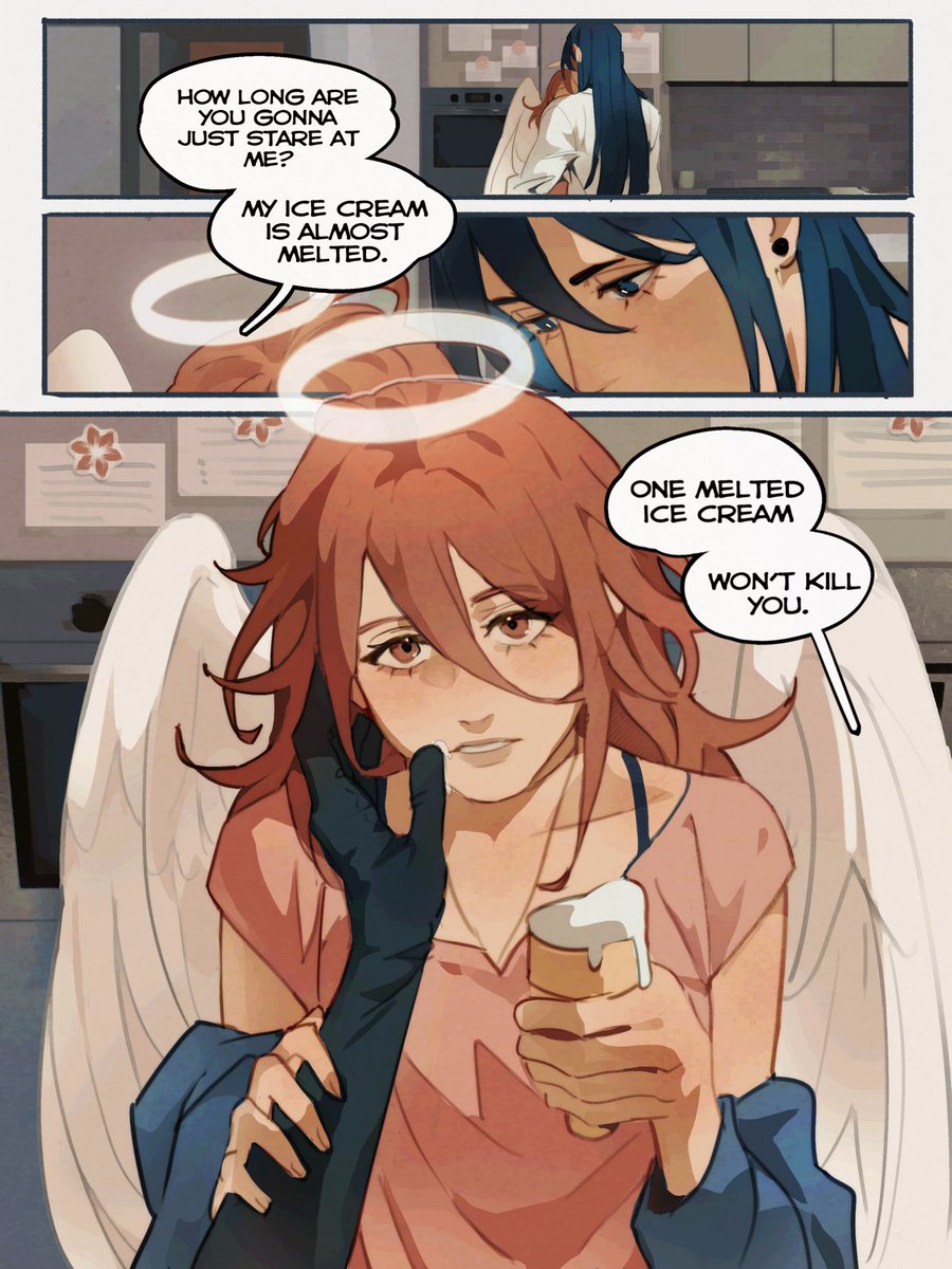 AngryMiloras's tweet image. akiangel yuri minicomic🥰💕
(All pages + bonus in link in bio🤍)
.
#akiangel #csm