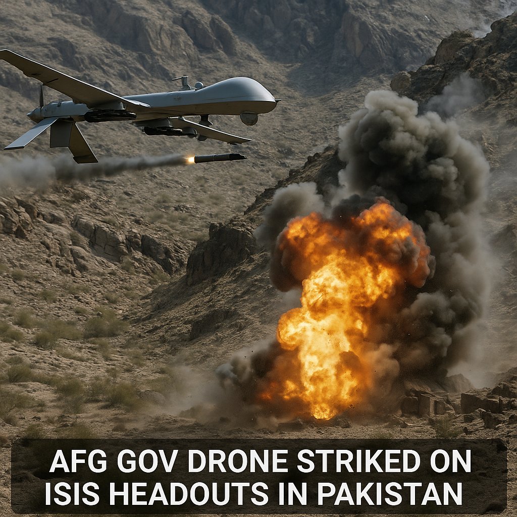 FrontlineKabul's tweet image. Big Breaking News From Pakistan:
Major Incident Reported in Khyber District

Several unidentified drones carried out strikes on two ISIS hideouts in the Jabarmela area of Khyber District, Khyber Pakhtunkhwa, at around 6:30 PM local time.

According to eyewitnesses, several…