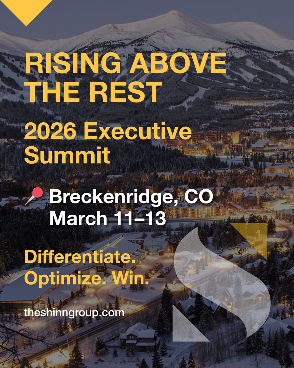 Ready to rise above the rest? 🏔️

Join us March 11–13, 2026 in Breckenridge, CO for the Executive Summit — where top builders learn, connect, and lead stronger.

✨ Register now: hubs.li/Q03Szzkl0

#ExecutiveSummit2026 #HomebuildingLeadership #RiseAboveTheRest
