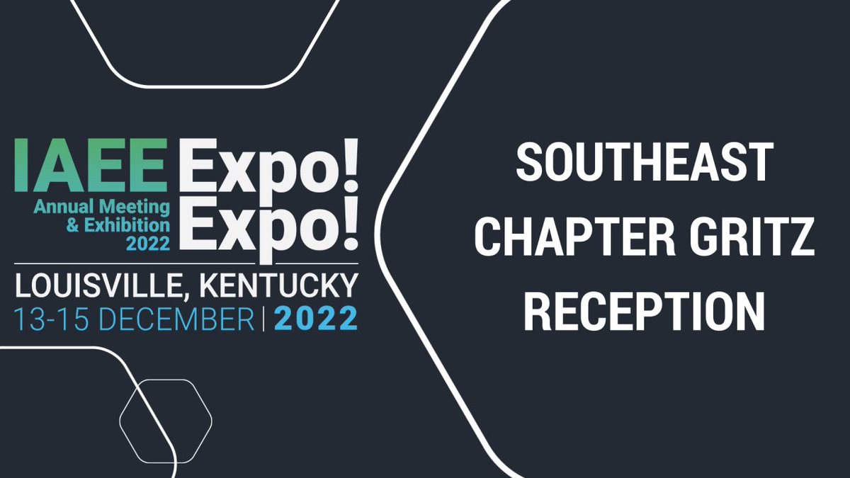 ⭐ Join the IAEE SE Chapter at Our GRITZ Reception on December 8 ⭐ - mailchi.mp/iaeese/1365624…