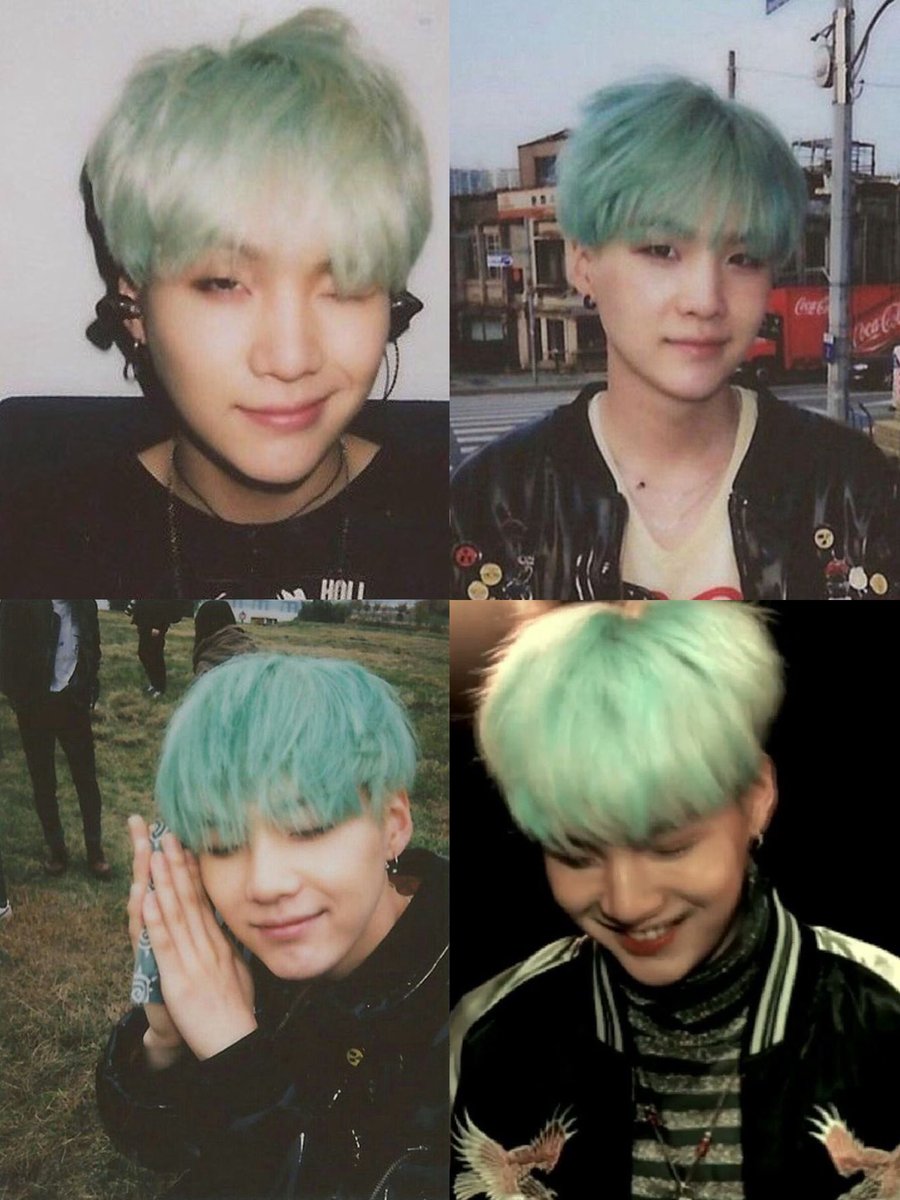 syubhoya's tweet image. mint yoongi you will always be famous