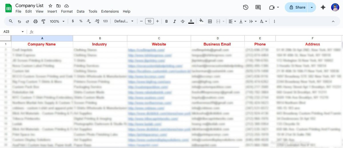 High-Quality B2B Leads for Apparel Industry 
 
Need Lead Generation, B2B Lists, Digital Marketing or Branding? DM me for custom data in any niche or country. Let’s grow your business 🚀
