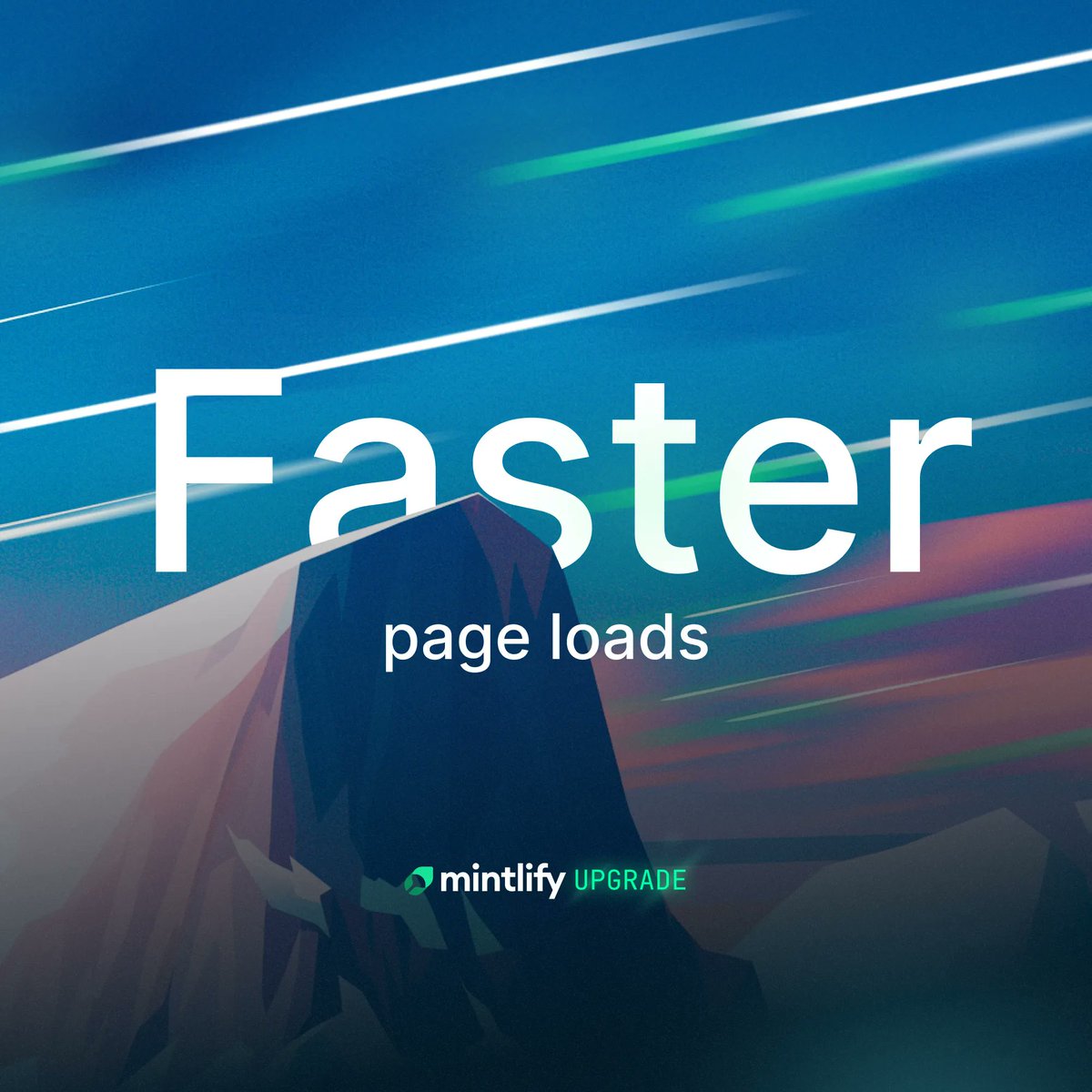 mintlify's tweet image. All mintlify sites are now lightning fast

We&apos;ve shipped major performance improvements across all docs. Loading delays have been eliminated. No action required
