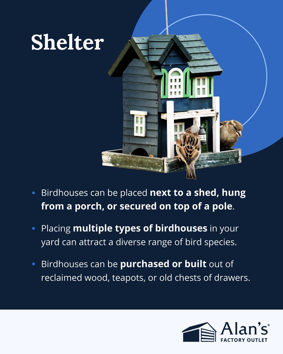 abernaujr's tweet image. Want to bring more life (and music) to your backyard? Build your own bird sanctuary! 🎶🐦

With a few simple touches like birdhouses, native plants, and fresh water, you’ll have feathered friends flying around in no time. 

Ready to create your own backyard escape? Check out our…