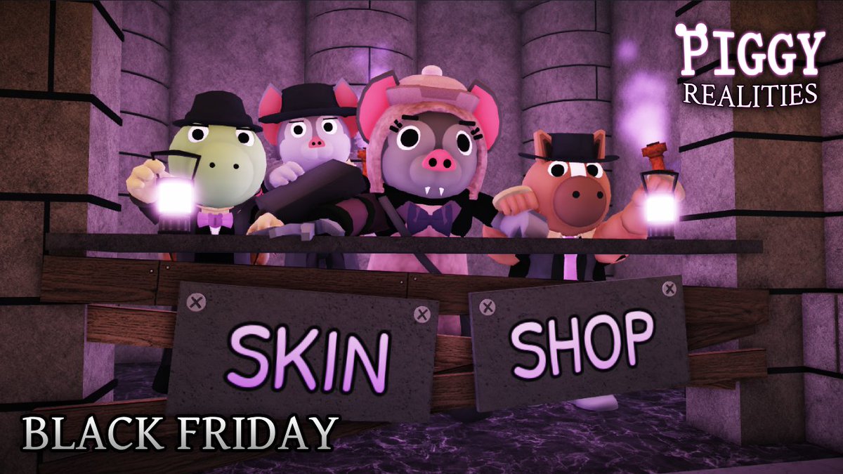 PIGGY_REALITIES's tweet image. 💰👀💼 PIGGY REALITIES - BLACK FRIDAY UPDATE 💼👀💰
Is releasing THIS FRIDAY (11/28) ‼️

Follow the event on Roblox to be notified when the update releases - roblox.com/events/2944776…

#piggy #RobloxPiggy #PiggyFangame