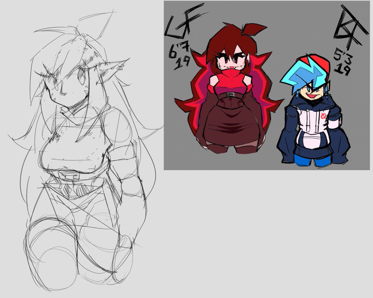 Redesigning my gf variant.
#fnf #fridaynightfunkin #fnfgf