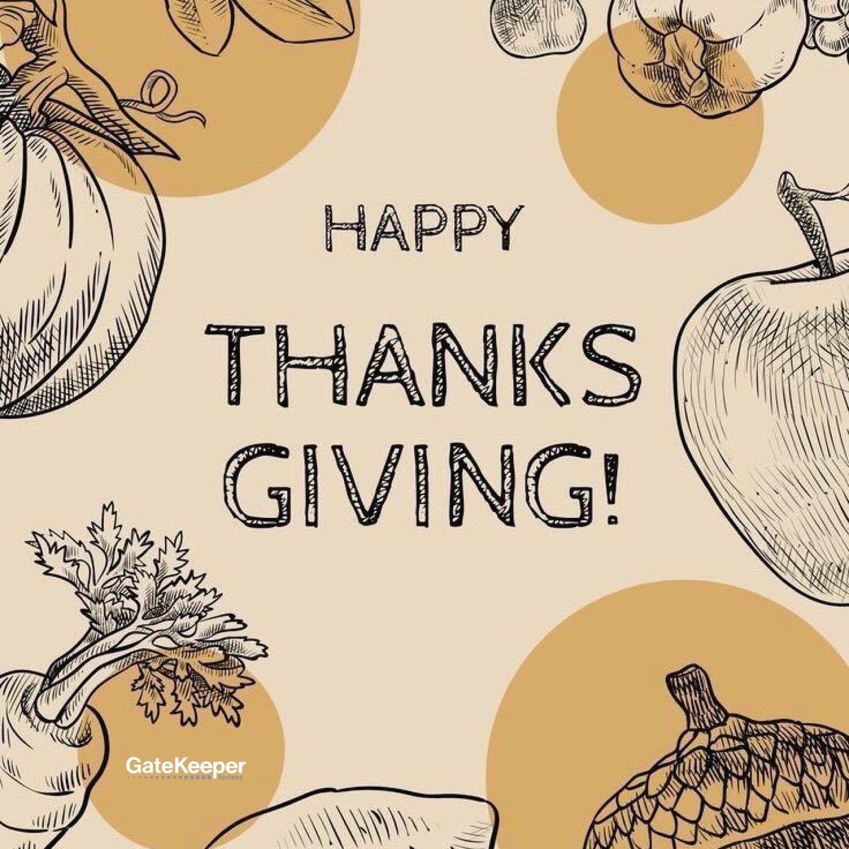 Happy Thanksgiving! We will be closed Nov. 27 &amp; 28th. 🦃
Our 24/7 support team will be standing by if needed!