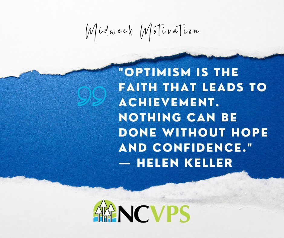 ncvps's tweet image. A little midweek motivation from NCVPS: keep moving forward with hope, confidence, and gratitude. ✨🧡  #WeAreNCVPS #MidweekMotivation