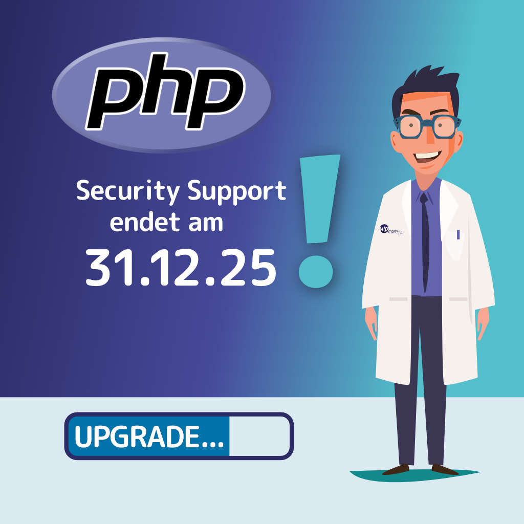 wpcare24de's tweet image. Der Security Support für #PHP 8.1 läuft in 33 Tagen aus. Über 53% aller #WordPress Seiten sind davon betroffen. Worauf beim #Upgrade zu achten ist wpcare24.de/blog/php-versi… #PHPupgrade #php74 #php8 #security