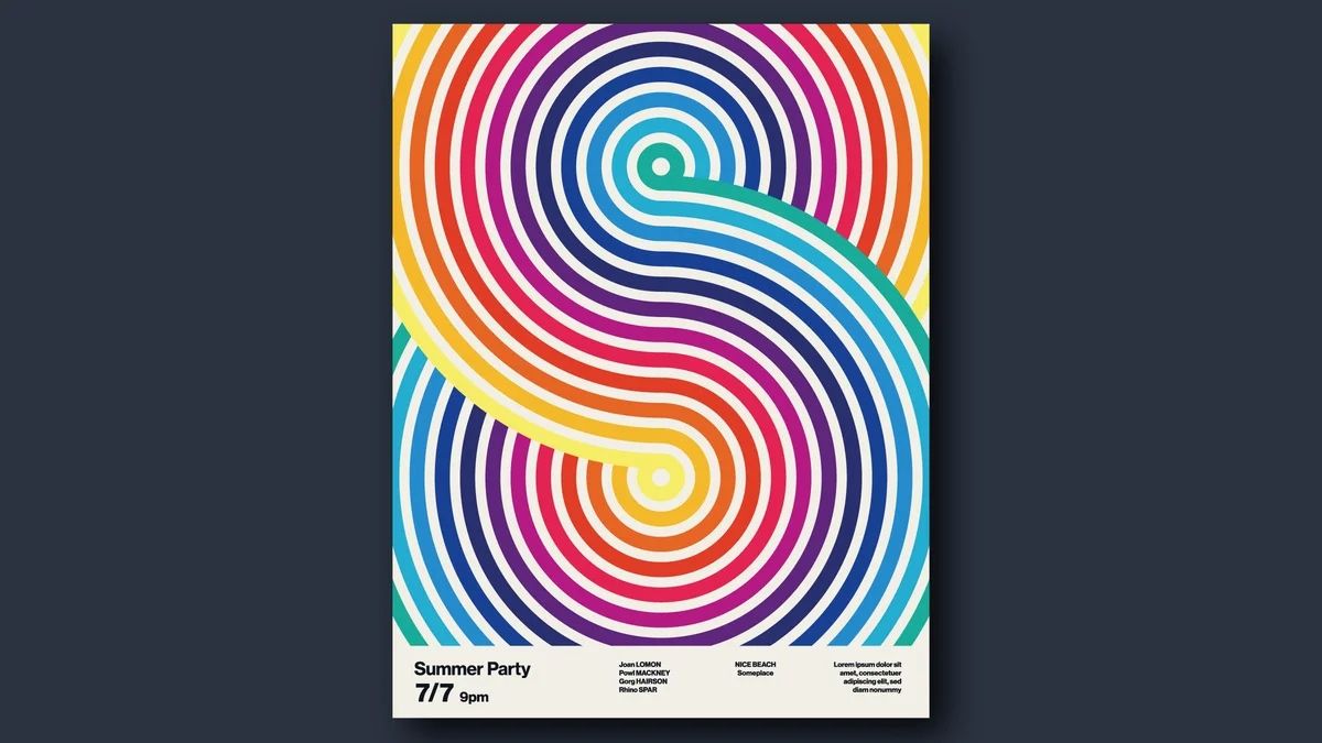 jordandossett's tweet image. Are you looking for that perfect visual to announce your summer party? You know, something fresh, modern, and eye-catching? It a beautiful design. 

buff.ly/cVIpRUt #GraphicDesign #Inspiration #Logo #Illustration #WEBdesign #typography #branding #identity #marketing