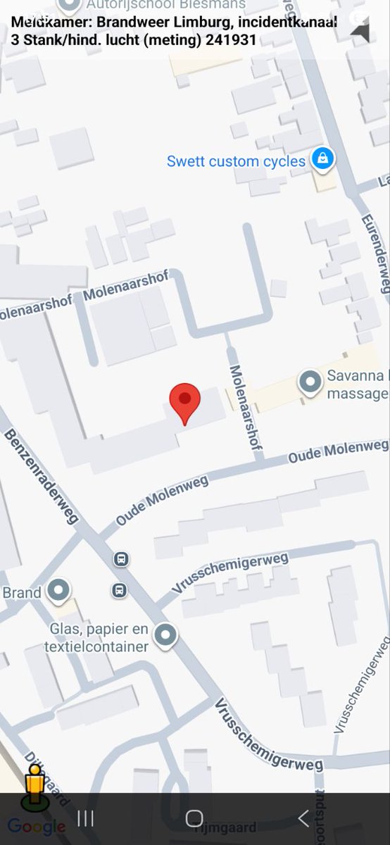 Brandweer ingezet op Oude Molenweg in Heerlen