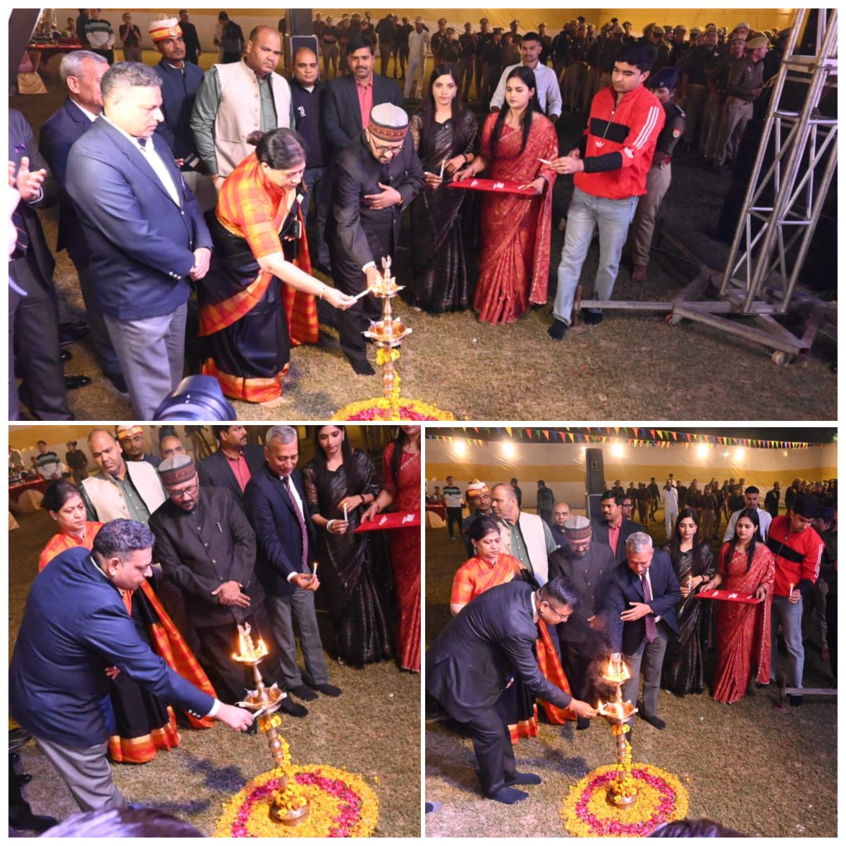 agrapolice's tweet image. पुलिस कमिश्नरेट आगरा की स्थापना के 03 वर्ष पूर्ण होने के गरिमामयी अवसर पर परेड ग्राउंड, रिज़र्व पुलिस लाइन्स, आगरा में आयोजित भव्य प्रदर्शनी/कार्यक्रम का वर्चुअल शुभारम्भ श्रीमान @dgpup द्वारा किया गया।

श्री योगेन्द्र उपाध्याय, माननीय मंत्री (उच्च शिक्षा विभाग) एवं श्रीमान…