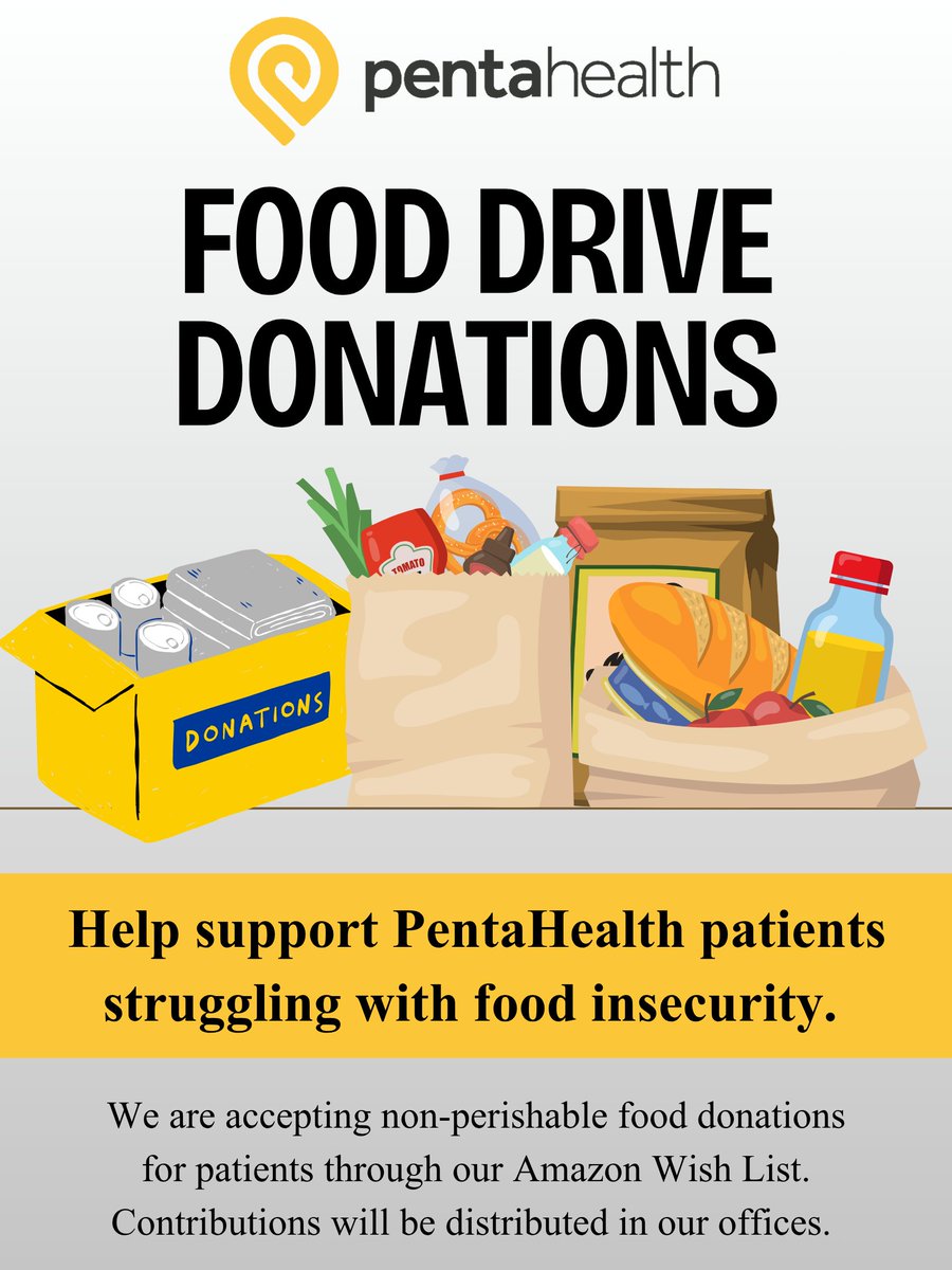 phdocs's tweet image. We are supporting patients struggling with food insecurity by collecting and distributing food bags to those we can help! If you would like to contribute, we are accepting non-perishable food donations through our Amazon Wish List. Click here to donate: amazon.com/hz/wishlist/ls…