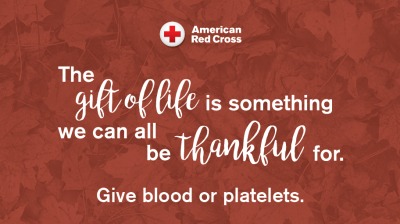 RedCrossNCGC's tweet image. This week&apos;s busy with holiday hustling, sale shopping &amp;amp; family festivities. We&apos;re hoping you can find time to help save lives. The need for blood &amp;amp; platelets doesn&apos;t take a holiday. Donors are needed before &amp;amp; after Thanksgiving. Give thanks by giving life: rcblood.org/appt