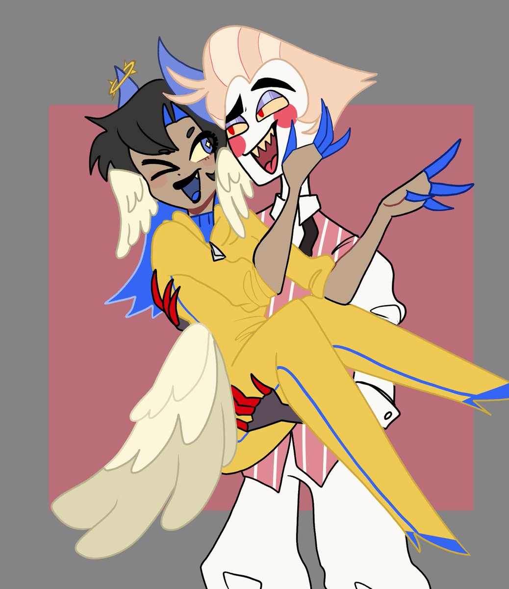 MSpagetti's tweet image. I am to weak to funny lil man. I like him a lot 
#HazbinHotel #LuciferMorningstar #HazbinHotelOC