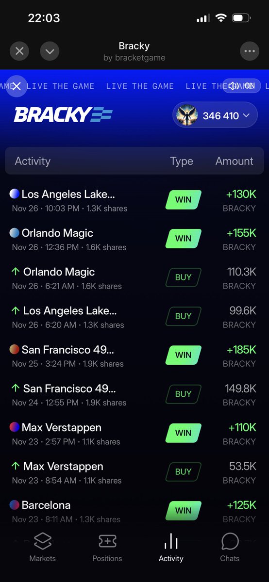 simbiryakov's tweet image. @BrackyHQ I've been lucky for several days in a row, and on the weekend the Formula 1 stage and I'll bet on Max again $BRACKY