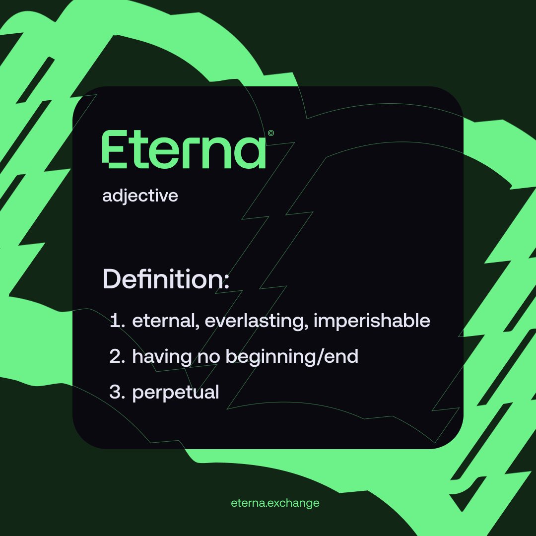 Eterna_Hybrid's tweet photo. “Eterna” comes from the Latin aeterna - meaning eternal, everlasting, perpetual.

A word that describes what endures without beginning or end, built to last with unbroken strength and continuity. https://t.co/yCpTrsceWe