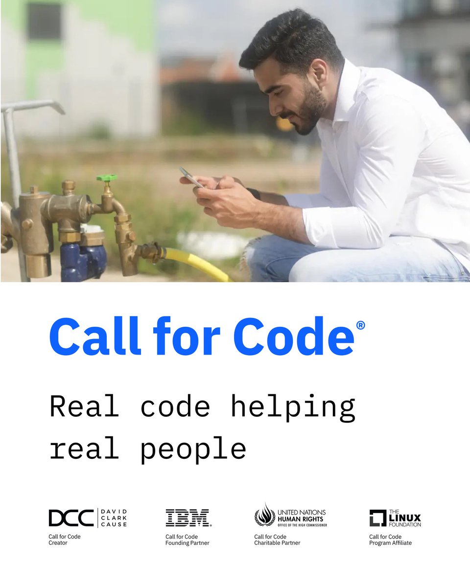 CallforCode's tweet image. Through Call for Code, top solutions don’t stop at the idea stage. They’re deployed into communities that need them most, in partnership with the @UN, @IBM and the @linuxfoundation. Real tech. Real impact. Happening worldwide. 

bit.ly/43UGD2h