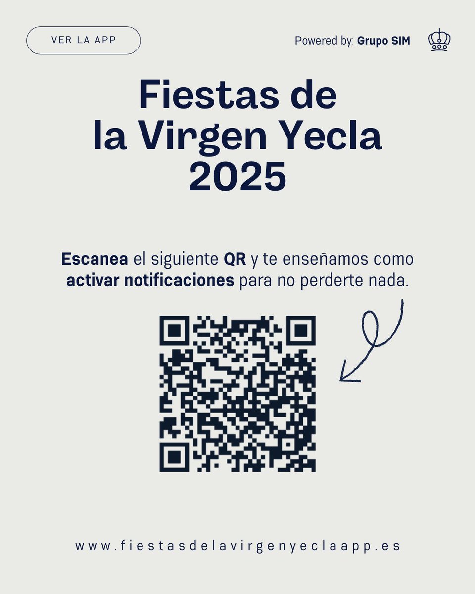 APP FIESTAS DE LA VIRGEN 2025.

📲 Entra en fiestasdelavirgenyeclaapp.es  y mantente al día de todo lo que ocurre en las Fiestas de la Virgen Yecla 2025, en honor a la Purísima Concepción, declaradas de Interés Turístico Internacional y Bien de Interés Cultural.

<a href="/FiestasVirgen/">Fiestas de la Virgen</a>