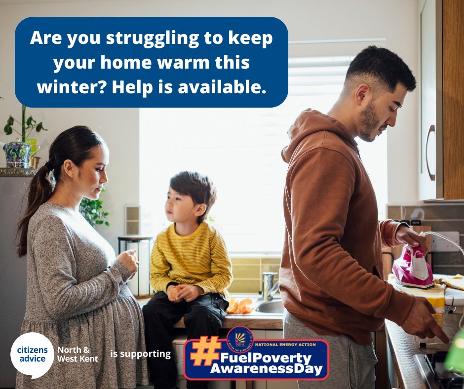 It's #FuelPovertyAwarenessDay today!

If you're struggling to afford your #energy bills, our expert Energy Advice team is here to help:

➡️ find ways to reduce your energy costs
➡️ check energy grants you might be entitled to
➡️ find potential ways to boost your income 
➡️ give