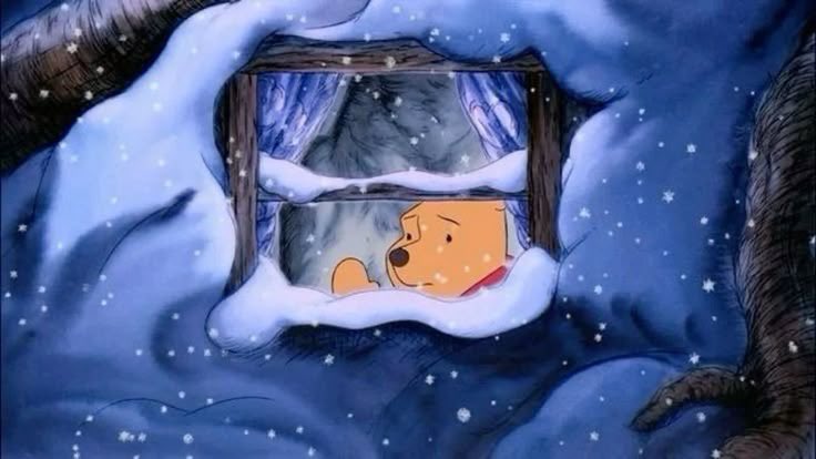 itdiorgurl's tweet image. christmas eve in winnie the pooh