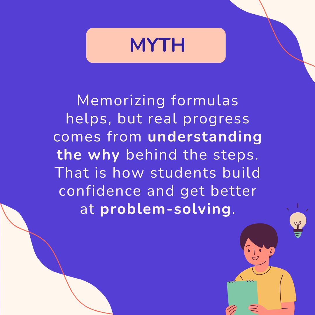 StarsparkAI's tweet image. Myth busted!                                                                                                                           Memorization helps, but true growth comes from understanding each step in a math problem.
At StarSpark, our AI Teachers guide students with clear…