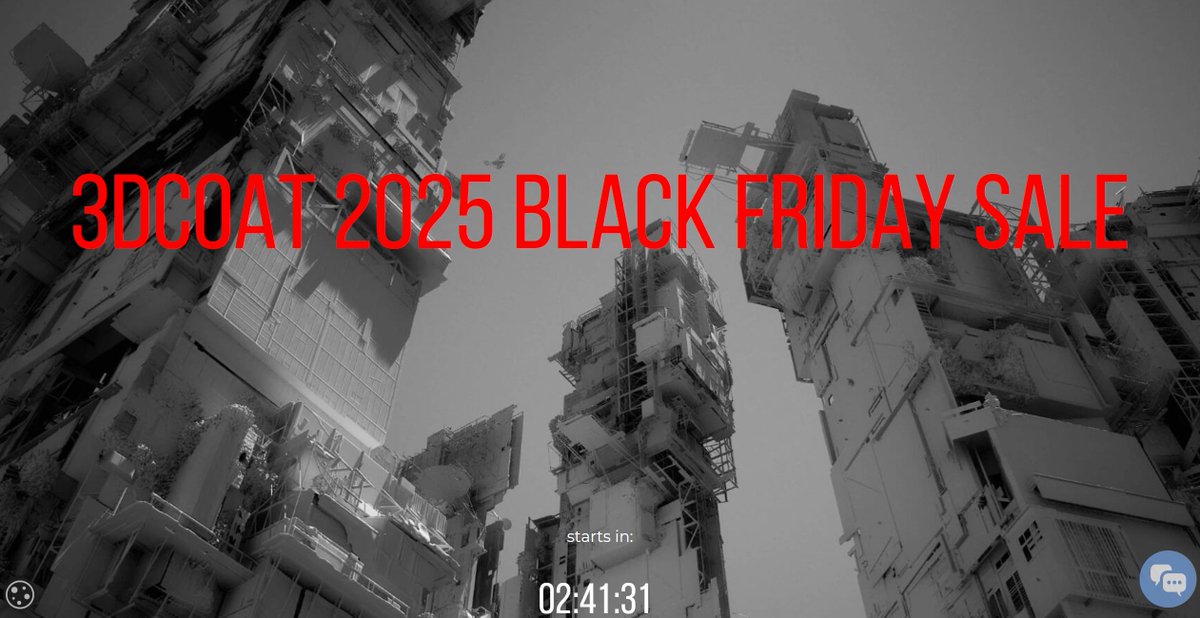 3DCoatOfficial's tweet image. By tradition, we are running the Black Friday sales this year again. The deals are about to get available. Check out pilgway.com for details! 
#3dcoat #textura #BlackFriday #BF @3DCoatOfficial