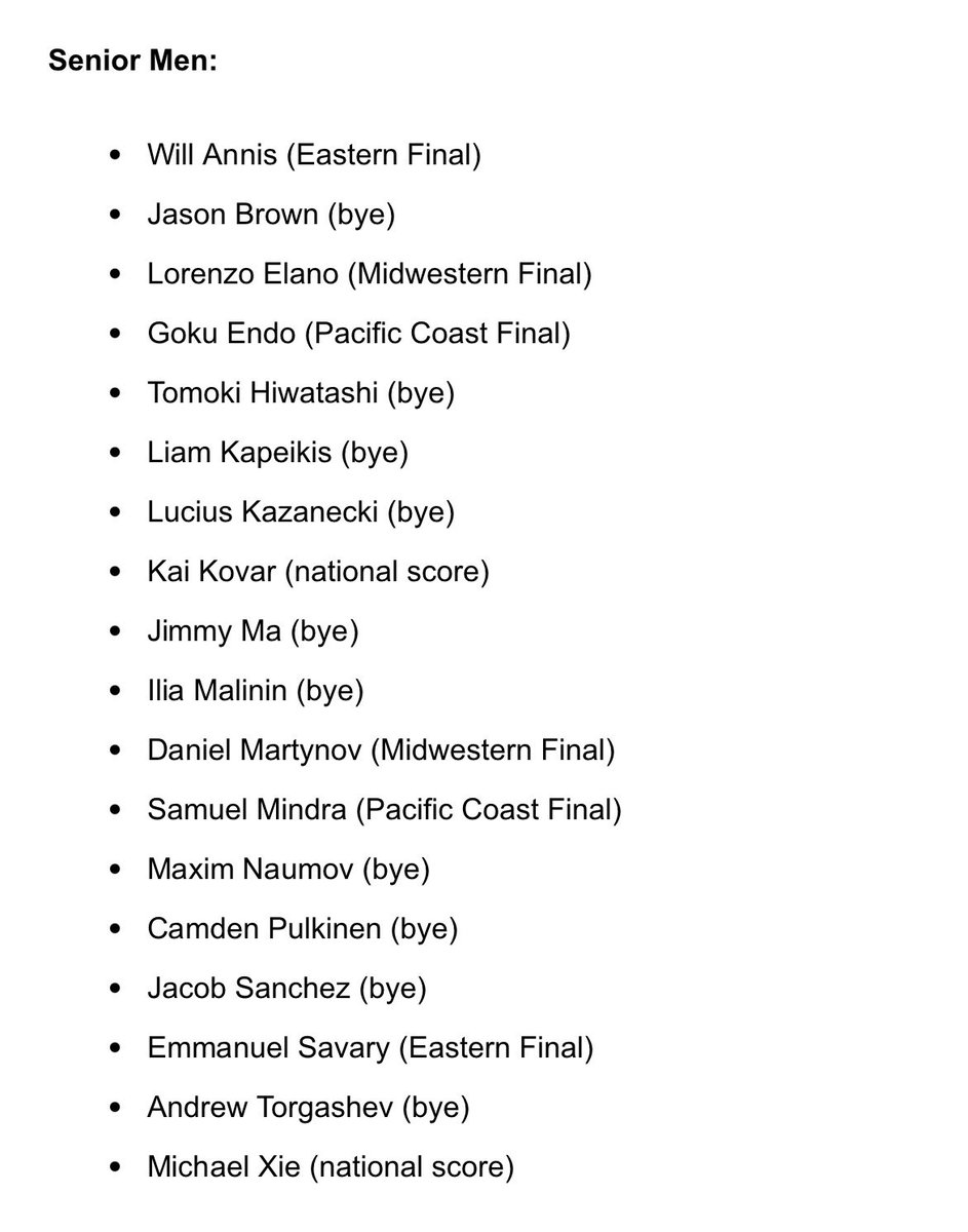 rockerskating's tweet image. #USChamps26 qualifiers official as of Nov 26