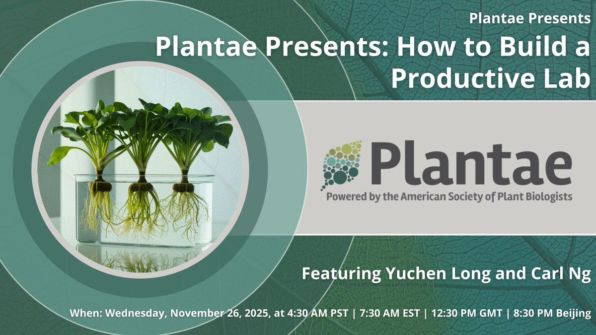 plantae_org's tweet image. 👀 The webinar recording is now available for viewing. Enjoy!🌱
 
👉 plantae.org/plantaepresent… 

#plantscience