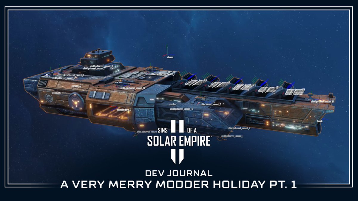sinsofasolaremp's tweet image. We’re closing out the year with a massive modding update: traveling beams, new hardpoints, material overrides, expanded tech/AI systems, exotic improvements &amp;amp; better mod tools 🌟

Learn More: store.steampowered.com/news/app/15759…

#SinsofaSolarEmpire