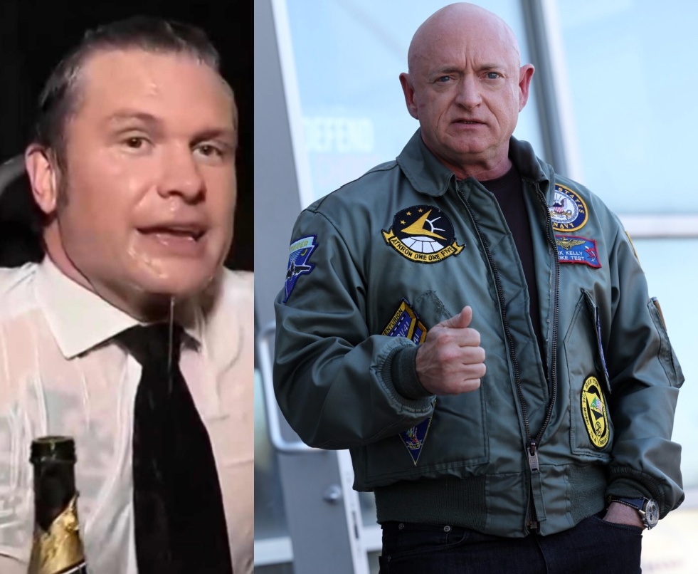 OccupyDemocrats's tweet image. BREAKING: Senator Mark Kelly incinerates Pete Hegseth as “totally unqualified” to be Defense Secretary as the former Fox News host launches a sham military investigation into him.

It's American war hero versus drunk MAGA zero...

“I don’t know Pete Hegseth well. I sit on the…